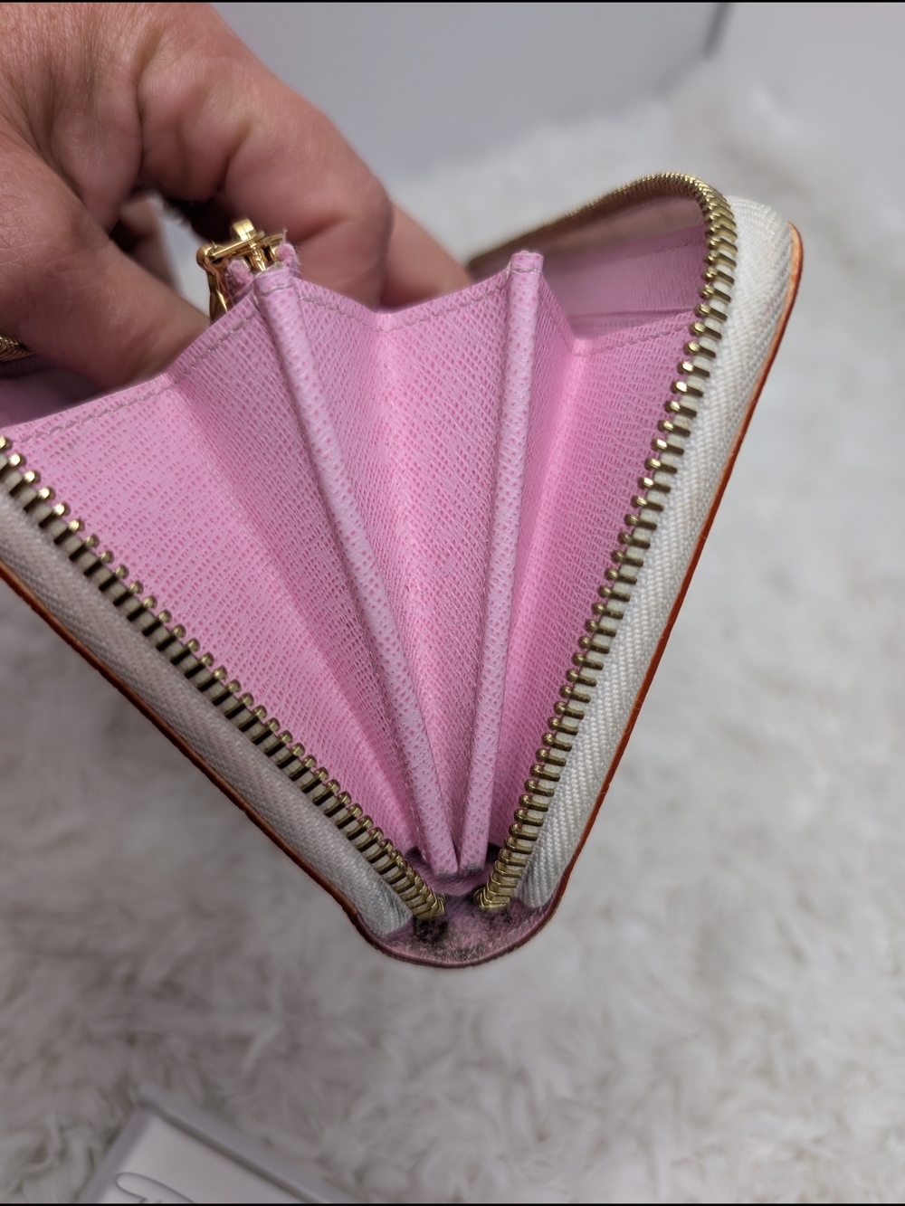 Louis Vuitton Murakami White Multicolor Monogram Zip Wallet - Picture 9 of 14